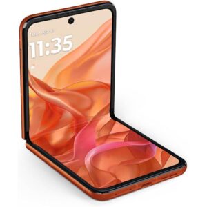 Motorola razr | 2024 | Unlocked | Made for US 8/256GB | 50MP Camera | Spritz Orange Smartphone Cell Phone