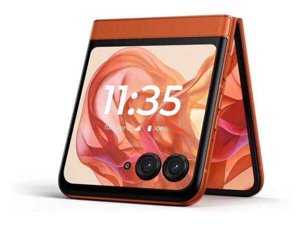 Motorola razr | 2024 | Unlocked | Made for US 8/256GB | 50MP Camera | Spritz Orange Smartphone Cell Phone
