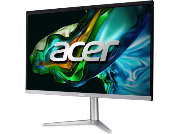 Acer Aspire C24 All-in-One Desktop PC, 23.8" FHD Display, AMD Ryzen 5 7520U Upto 4.3GHz, 8GB RAM, 512GB SSD, Windows 11 Pro