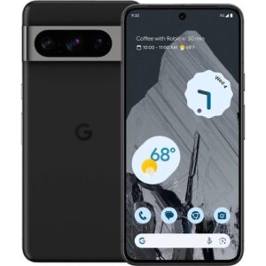 Google Pixel 8 Pro 5G Dual 256GB 12GB RAM Universal Unlocked Smartphone with Advanced Pixel Camera, 24-Hour Battery – Obsidian