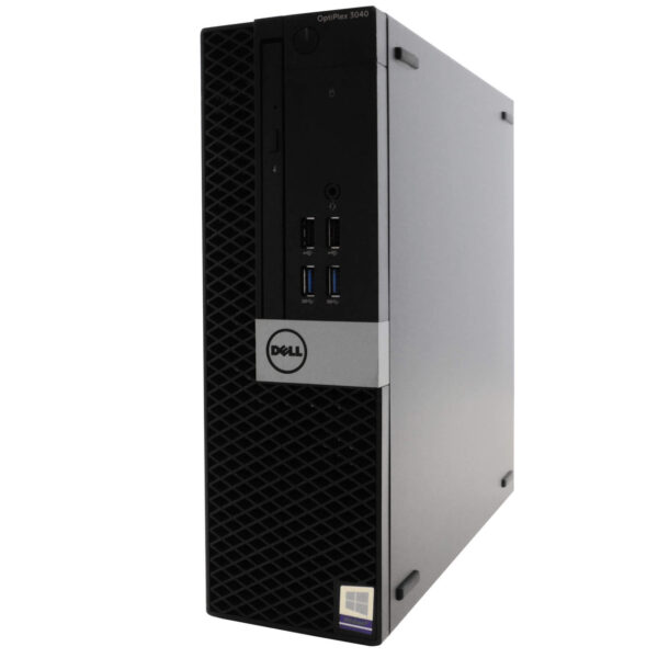 Refurbished Dell OptiPlex 3040 PC Bundle | New 24 inch Computer Monitor, Keyboard, Mouse | Intel Core i5 (6th Gen), Windows 10, WiFi