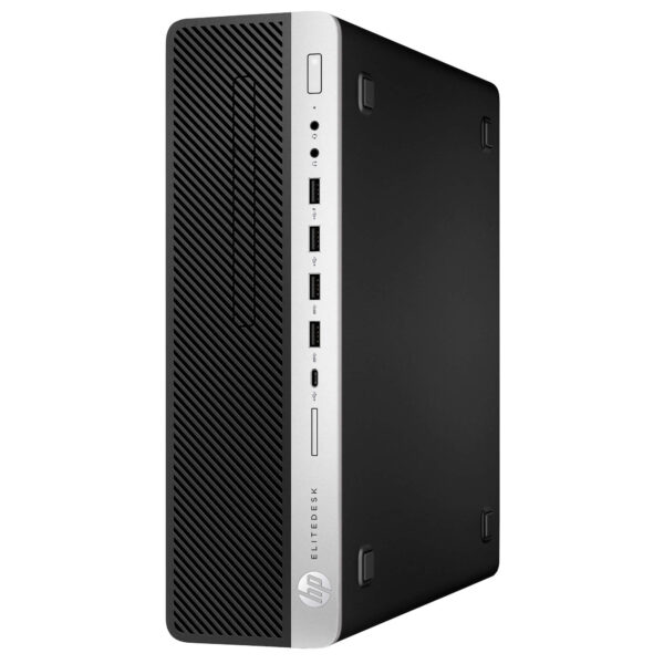 Refurbished HP EliteDesk 800 G4 Desktop Computer: Intel Core i5 (8th Gen), Windows 11, WiFi