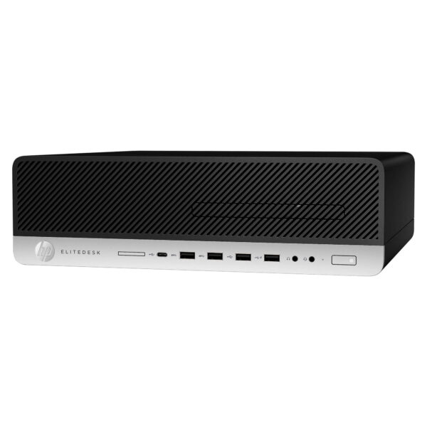 Refurbished HP EliteDesk 800 G4 Desktop Computer: Intel Core i5 (8th Gen), Windows 11, WiFi