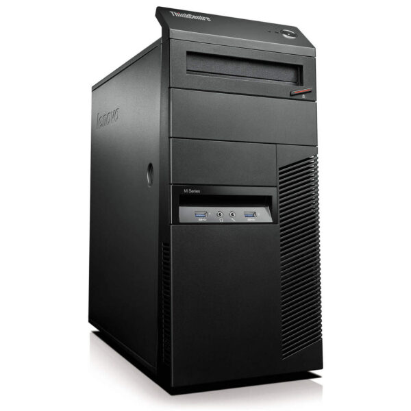 Refurbished Lenovo ThinkCentre M93P Tower Computer: Intel Core i7 (4th Gen), Windows 10, WiFi