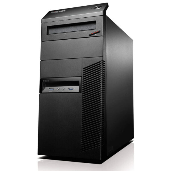 Refurbished Lenovo ThinkCentre M93P Tower Computer: Intel Core i7 (4th Gen), Windows 10, WiFi