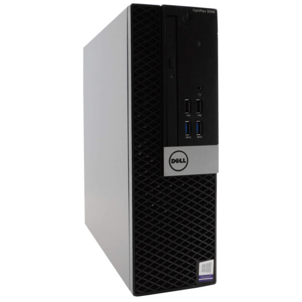 Refurbished Dell OptiPlex 3040 PC Bundle | New 24 inch Computer Monitor, Keyboard, Mouse | Intel Core i5 (6th Gen), Windows 10, WiFi